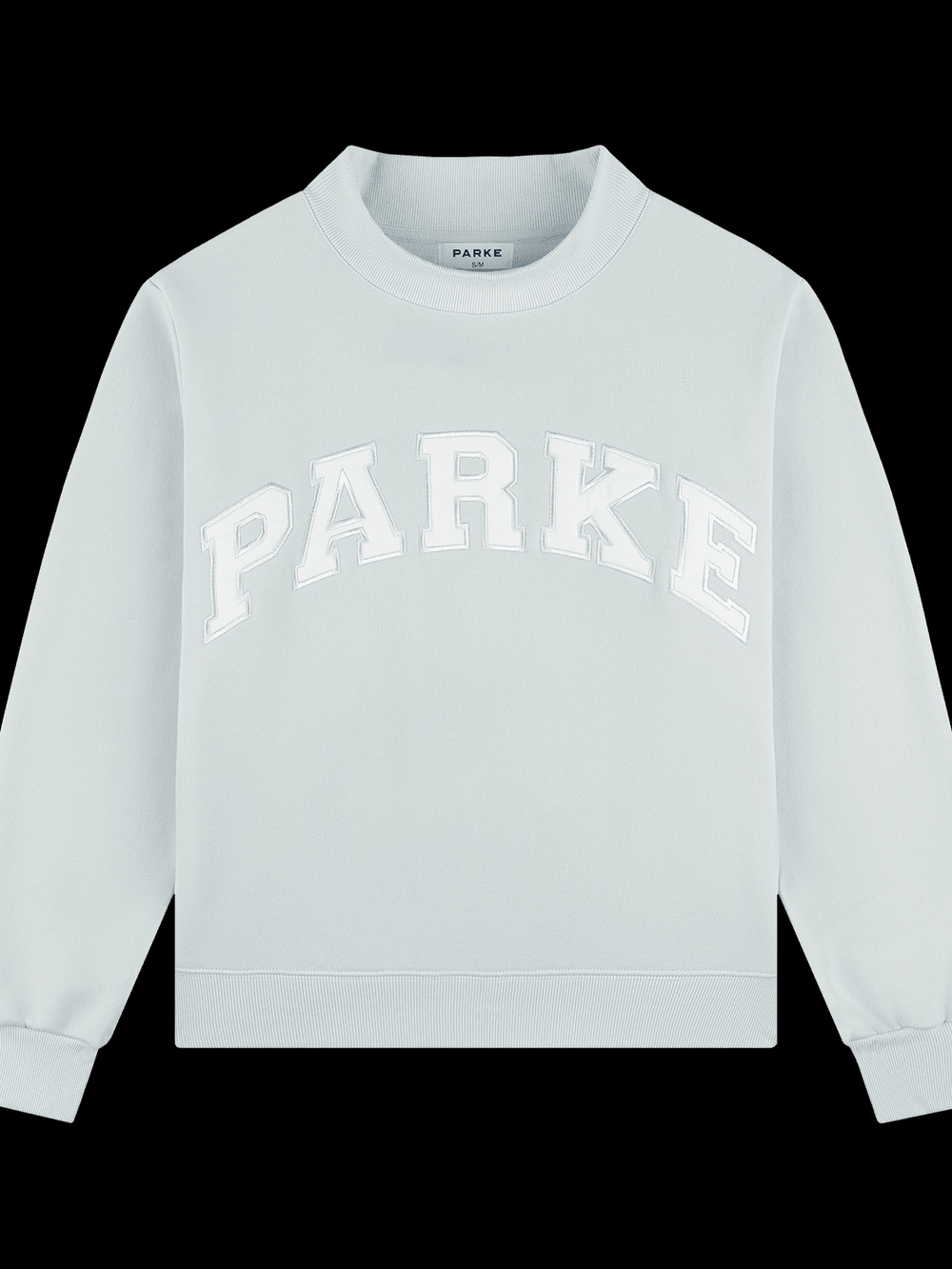 Parke New Bridal Varisity Mockneck Pale Blue/White L/XL *SOLD OUT EVERYWHERE*
